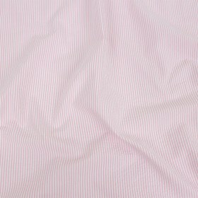Organic Cotton Seersucker – Pink Stripes – Brasilia Collection Organic Cotton Seersucker – Pink Stripes – Brasilia Collection
