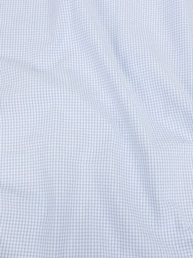 Organic Cotton Seersucker – Light Blue Gingham – Olinda Collection Organic Cotton Seersucker – Light Blue Gingham – Olinda Collection