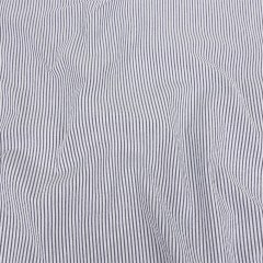 Organic Cotton Seersucker – Navy Stripes – Brasilia Collection Organic Cotton Seersucker – Navy Stripes – Brasilia Collection