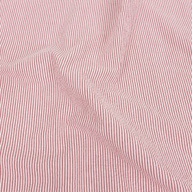 Organic Cotton Seersucker – Red Stripes – Brasilia Collection Organic Cotton Seersucker – Red Stripes – Brasilia Collection