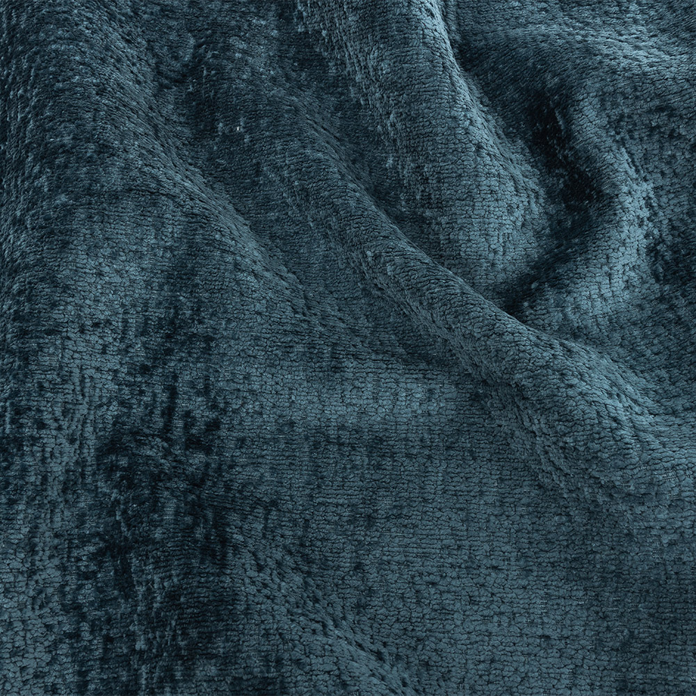 Crypton Hesse Blue Tactile Polyester Chenille Crypton Hesse Blue Tactile Polyester Chenille