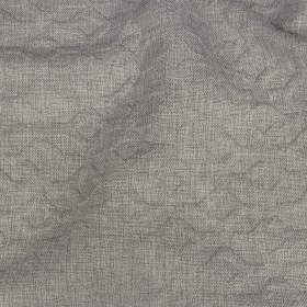 Crypton Tolkie Gray Geometric Embossed Upholstery Fabric Crypton Tolkie Gray Geometric Embossed Upholstery Fabric