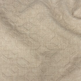 Crypton Tolkie Oatmeal Geometric Embossed Upholstery Fabric Crypton Tolkie Oatmeal Geometric Embossed Upholstery Fabric