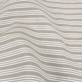 Khaki Double Wide Drapery Twill with Raised White Stripes Khaki Double Wide Drapery Twill with Raised White Stripes