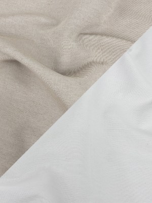 Khaki and White Reversible Double Wide Twill Khaki and White Reversible Double Wide Twill