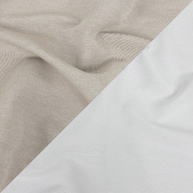 Khaki and White Reversible Double Wide Twill Khaki and White Reversible Double Wide Twill