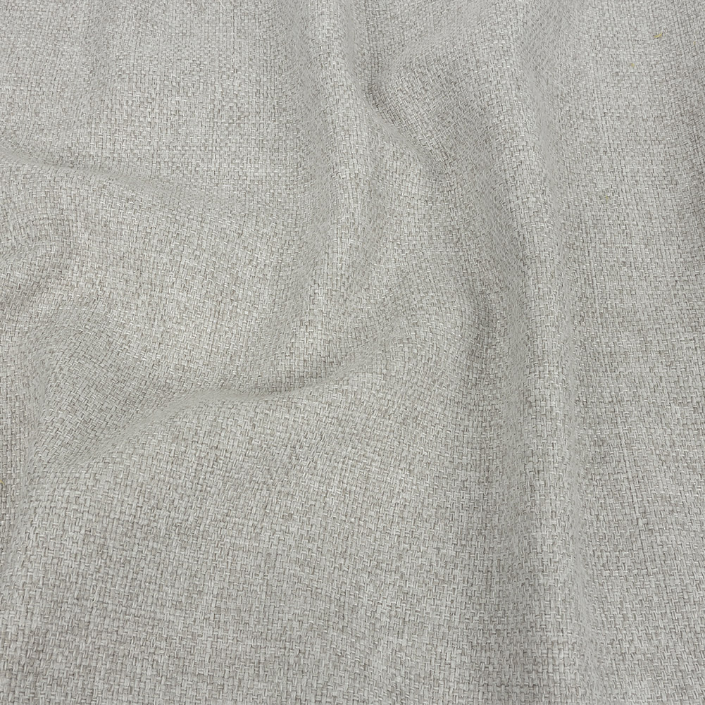 Warm Gray Basketwoven Polyester and Cotton Home Decor Fabric Warm Gray Basketwoven Polyester and Cotton Home Decor Fabric