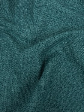 Petrol Basketwoven Polyester and Cotton Home Decor Fabric Petrol Basketwoven Polyester and Cotton Home Decor Fabric