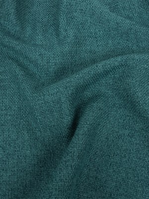 Petrol Basketwoven Polyester and Cotton Home Decor Fabric Petrol Basketwoven Polyester and Cotton Home Decor Fabric