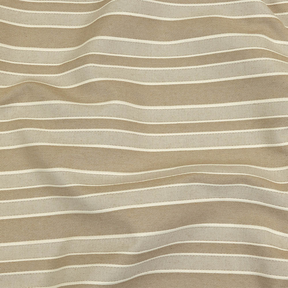 Khaki, Gray and Sugar Swizzle Tactile Striped Woven Khaki, Gray and Sugar Swizzle Tactile Striped Woven