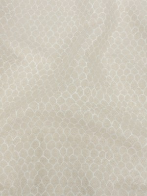 Ivory Scaled Blended Polyester Jacquard Ivory Scaled Blended Polyester Jacquard