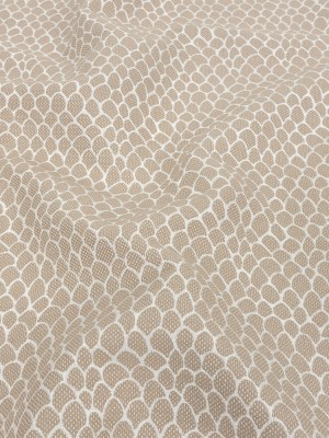 Khaki Scaled Blended Polyester Jacquard Khaki Scaled Blended Polyester Jacquard