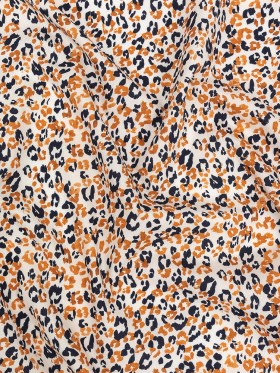 Mood Exclusive Orange Magnificent Motley Cotton Poplin Mood Exclusive Orange Magnificent Motley Cotton Poplin