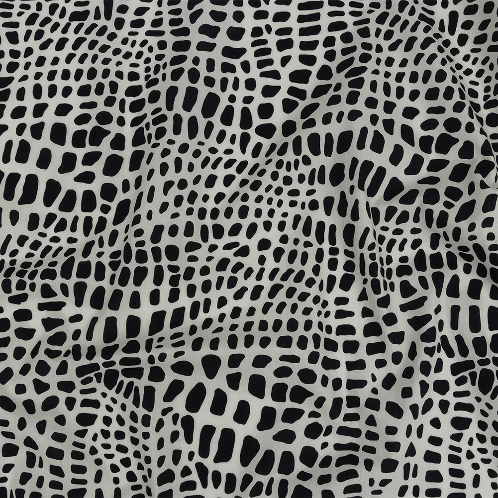 Mood Exclusive Black Got Spots Cotton Poplin Mood Exclusive Black Got Spots Cotton Poplin