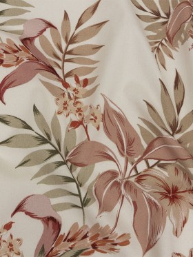 Mood Exclusive Cream Pastel Tropics Stretch Cotton Twill Mood Exclusive Cream Pastel Tropics Stretch Cotton Twill