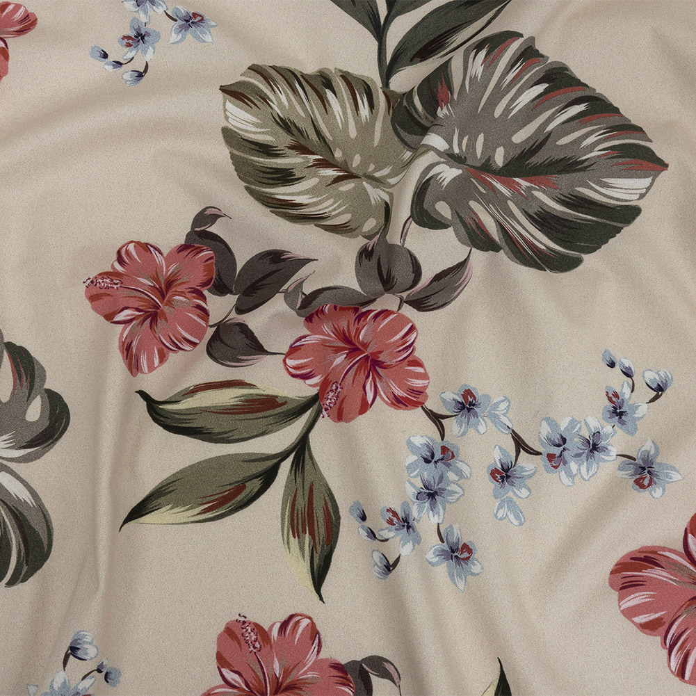 Mood Exclusive Whitecap Gray Painted Paradise Stretch Cotton Twill Mood Exclusive Whitecap Gray Painted Paradise Stretch Cotton Twill