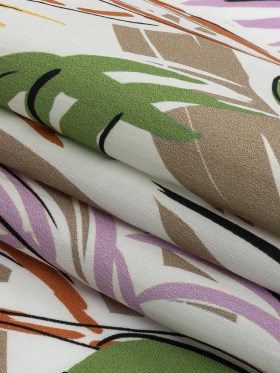 Mood Exclusive Taupe Foliate Figment Cotton Shirting Mood Exclusive Taupe Foliate Figment Cotton Shirting