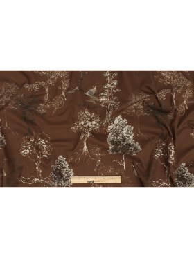 Mood Exclusive Brown Old Growth Stretch Cotton Poplin Mood Exclusive Brown Old Growth Stretch Cotton Poplin