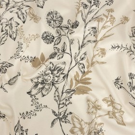 Mood Exclusive Pale Beige Curious Consideration Stretch Cotton Sateen Mood Exclusive Pale Beige Curious Consideration Stretch Cotton Sateen