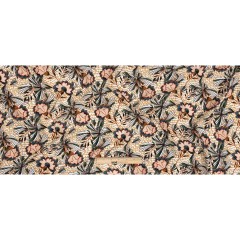 Slubbed Viscose Woven Print – Mustard and Terracotta Floral and Zig Zag – Mood Exclusive Retro Blossoms Slubbed Viscose Woven Print – Mustard and Terracotta Floral and Zig Zag – Mood Exclusive Retro Blossoms