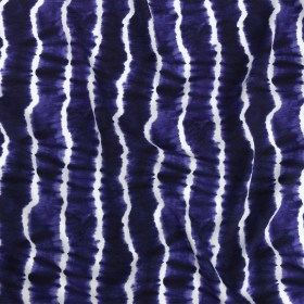Mood Exclusive Navy Twisted Tie Dye Stretch Viscose Batiste Mood Exclusive Navy Twisted Tie Dye Stretch Viscose Batiste