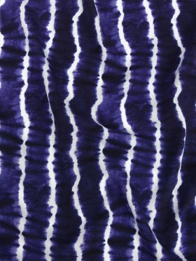 Mood Exclusive Navy Twisted Tie Dye Stretch Viscose Batiste Mood Exclusive Navy Twisted Tie Dye Stretch Viscose Batiste