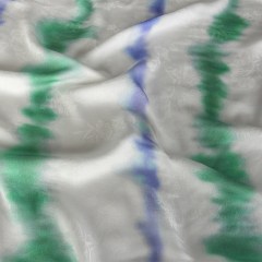 Flowery Viscose Jacquard Print – Green and Blue Tie Dye Stripes – Mood Exclusive Cloud Writing Flowery Viscose Jacquard Print – Green and Blue Tie Dye Stripes – Mood Exclusive Cloud Writing