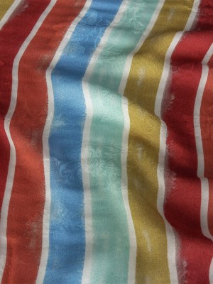 Flowery Viscose Jacquard Print – Rainbow Stripes – Mood Exclusive Striation Satisfaction Flowery Viscose Jacquard Print – Rainbow Stripes – Mood Exclusive Striation Satisfaction