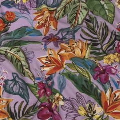 Sustainable Viscose Woven Print – Lavender and Multicolor Floral – Mood Exclusive Flowering Fantasy Sustainable Viscose Woven Print – Lavender and Multicolor Floral – Mood Exclusive Flowering Fantasy