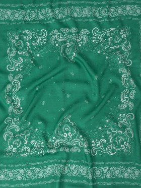 Polka Dotted Viscose Jacquard Panel – Green Floral Bandana – Mood Exclusive Dauntless Disguise Polka Dotted Viscose Jacquard Panel – Green Floral Bandana – Mood Exclusive Dauntless Disguise