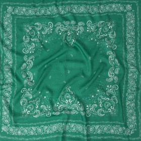 Polka Dotted Viscose Jacquard Panel – Green Floral Bandana – Mood Exclusive Dauntless Disguise Polka Dotted Viscose Jacquard Panel – Green Floral Bandana – Mood Exclusive Dauntless Disguise