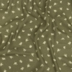 Gauzy Viscose Crepe Print – Pea Green Ditsy Floral – Mood Exclusive Rose Relic Gauzy Viscose Crepe Print – Pea Green Ditsy Floral – Mood Exclusive Rose Relic