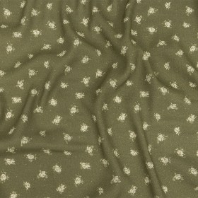 Gauzy Viscose Crepe Print – Pea Green Ditsy Floral – Mood Exclusive Rose Relic Gauzy Viscose Crepe Print – Pea Green Ditsy Floral – Mood Exclusive Rose Relic