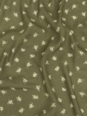 Gauzy Viscose Crepe Print – Pea Green Ditsy Floral – Mood Exclusive Rose Relic Gauzy Viscose Crepe Print – Pea Green Ditsy Floral – Mood Exclusive Rose Relic