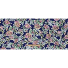 Gauzy Viscose Crepe Print – Royal Blue, Pink and Yellow Floral – Mood Exclusive Antique Rose Petals Gauzy Viscose Crepe Print – Royal Blue, Pink and Yellow Floral – Mood Exclusive Antique Rose Petals