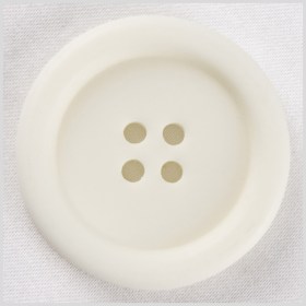 Plastic 4-Hole Button – 36L/23mm – White Tire Rim Plastic 4-Hole Button – 36L/23mm – White Tire Rim
