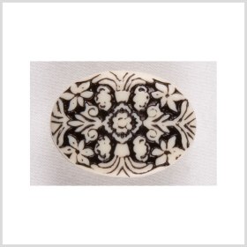 White Black Plastic Button – 36L/23mm White Black Plastic Button – 36L/23mm