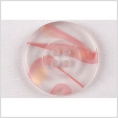 Clear Pink Plastic Button – 28L/18mm Clear Pink Plastic Button – 28L/18mm