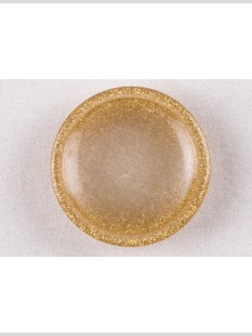 Plastic Shank Back Button – 32L/20mm – Ivory and Gold Glitter Dome Plastic Shank Back Button – 32L/20mm – Ivory and Gold Glitter Dome