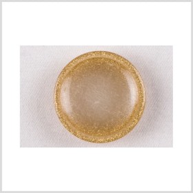 Plastic Shank Back Button – 36L/23mm – Ivory and Gold Glitter Dome Plastic Shank Back Button – 36L/23mm – Ivory and Gold Glitter Dome