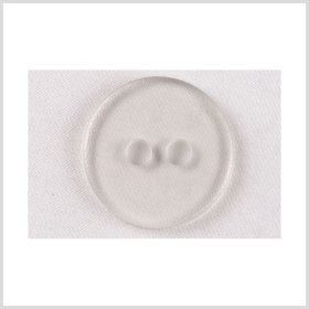 Plastic 2-Hole Button – 36L/23mm – Clear Plastic 2-Hole Button – 36L/23mm – Clear