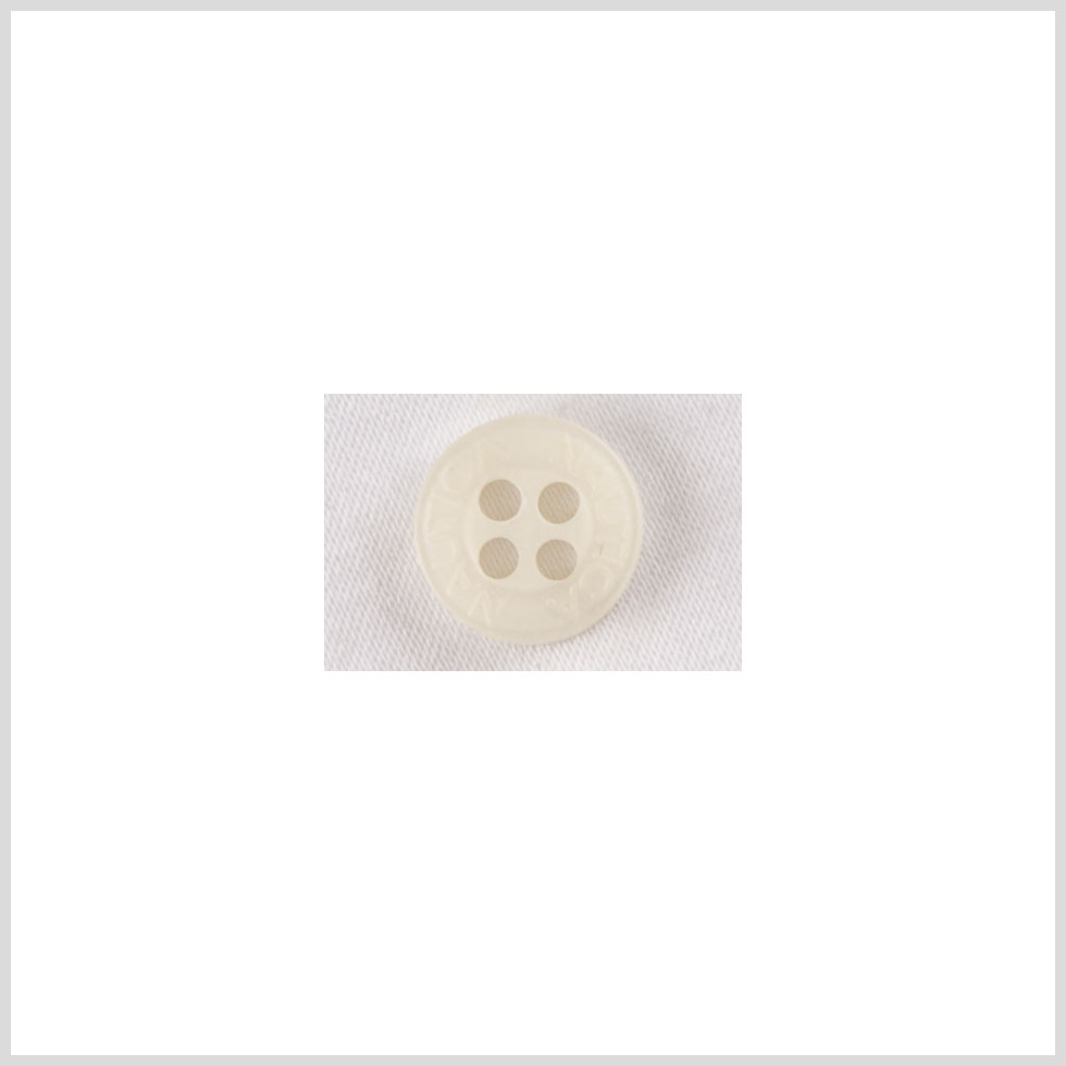 Ivory Plastic Button – 14L/9mm Ivory Plastic Button – 14L/9mm