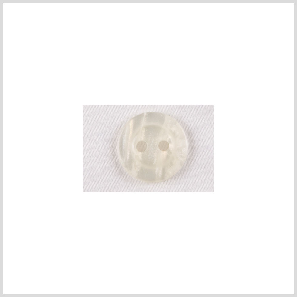 Plastic 2-Hole Button – 18L/11.5mm – Ivory Translucent Marble Plastic 2-Hole Button – 18L/11.5mm – Ivory Translucent Marble