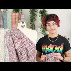 Viscose and Acrylic Chenille Tweed – Pink, Magenta and Yellow – Newcastle Collection Viscose and Acrylic Chenille Tweed – Pink, Magenta and Yellow – Newcastle Collection