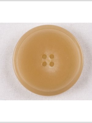 Horn 4-Hole Blazer Button – 44L/28mm – Beige Narrow Rim Horn 4-Hole Blazer Button – 44L/28mm – Beige Narrow Rim