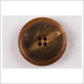 Horn 4-Hole Button – 44L/28mm – Brown and Tan Narrow Rim Horn 4-Hole Button – 44L/28mm – Brown and Tan Narrow Rim