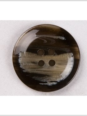 Plastic 4-Hole Button – 36L/23mm – Coffee Brown and Cream Striations Plastic 4-Hole Button – 36L/23mm – Coffee Brown and Cream Striations