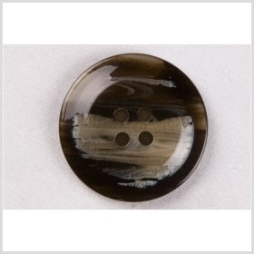 Plastic 4-Hole Button – 44L/28mm – Coffee Brown and Cream Striations Plastic 4-Hole Button – 44L/28mm – Coffee Brown and Cream Striations