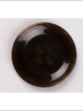 Plastic 4-Hole Button – 44L/28mm – Coffee Brown Subtle Swirls and Raised Center Plastic 4-Hole Button – 44L/28mm – Coffee Brown Subtle Swirls and Raised Center