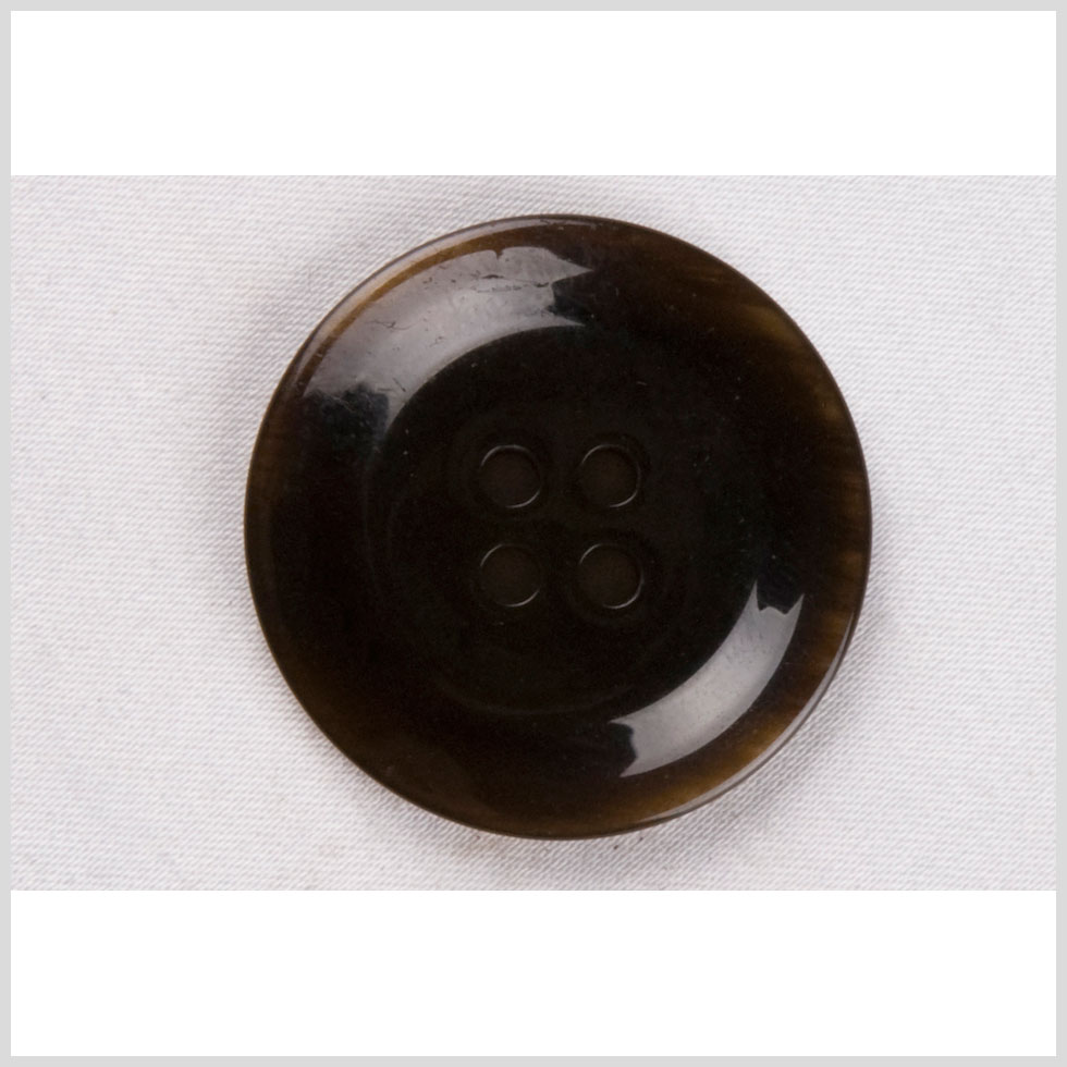 Plastic 4-Hole Button – 44L/28mm – Coffee Brown Subtle Swirls and Raised Center Plastic 4-Hole Button – 44L/28mm – Coffee Brown Subtle Swirls and Raised Center